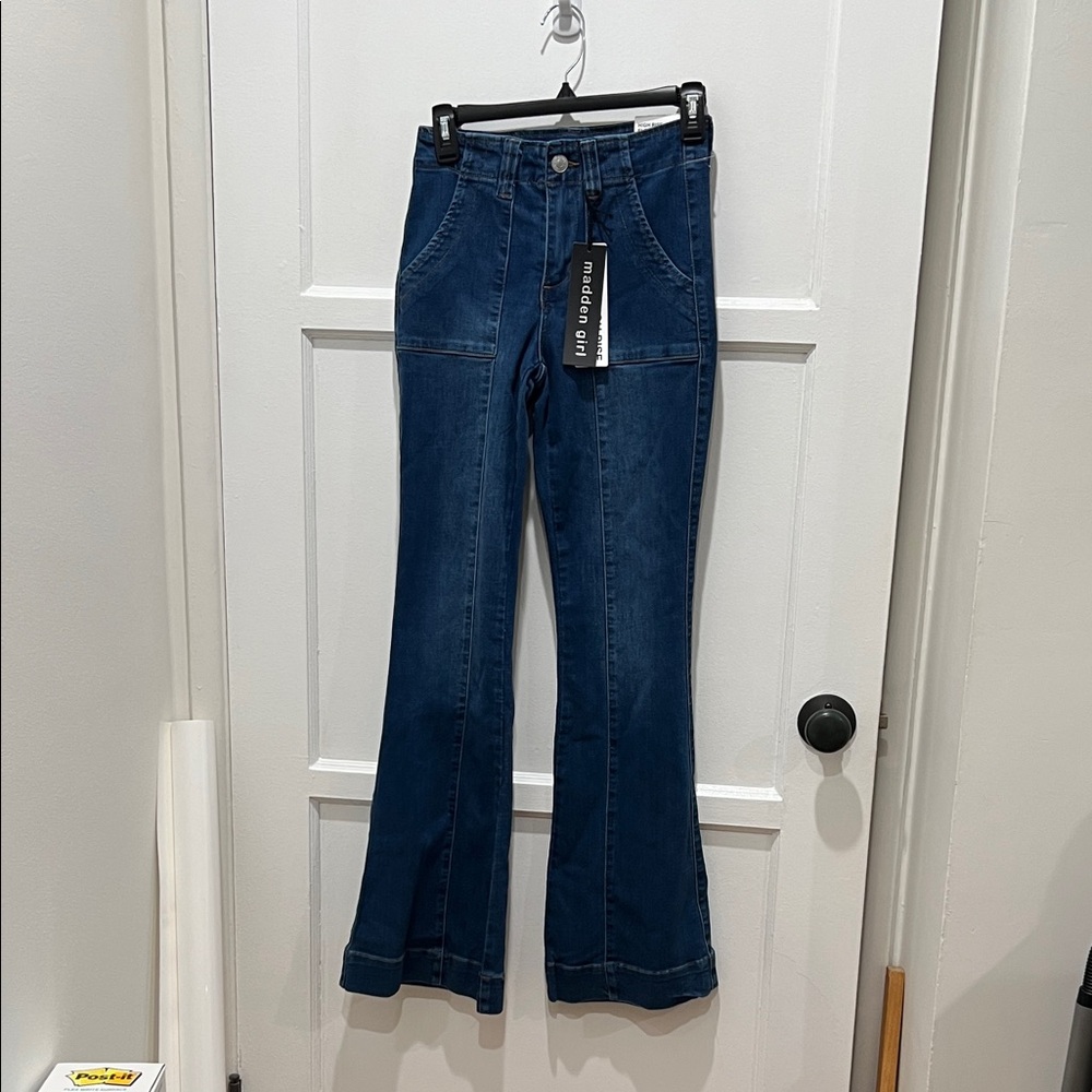 Madden Girl Dark Blue Flare Jeans